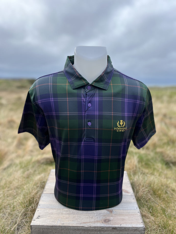 Dumbarnie Collection - Men's Tartan Polo Shirt  Mix and Match - 2 for £100!