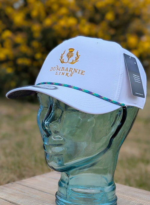 Ahead Tartan Rope Cap in White