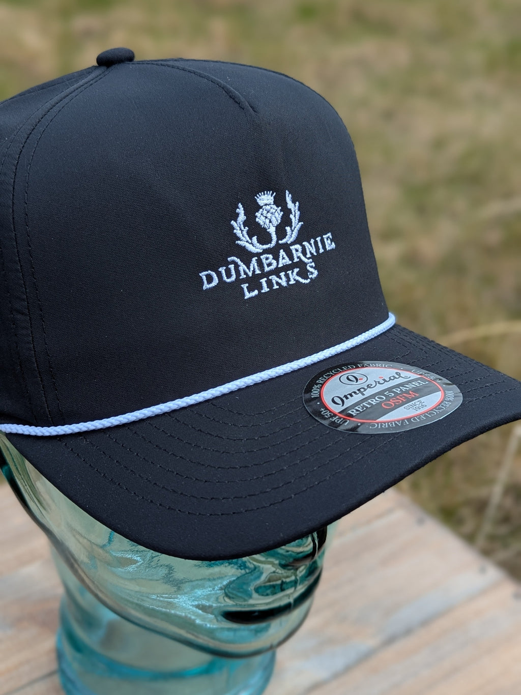 Performance Rope Cap in Black