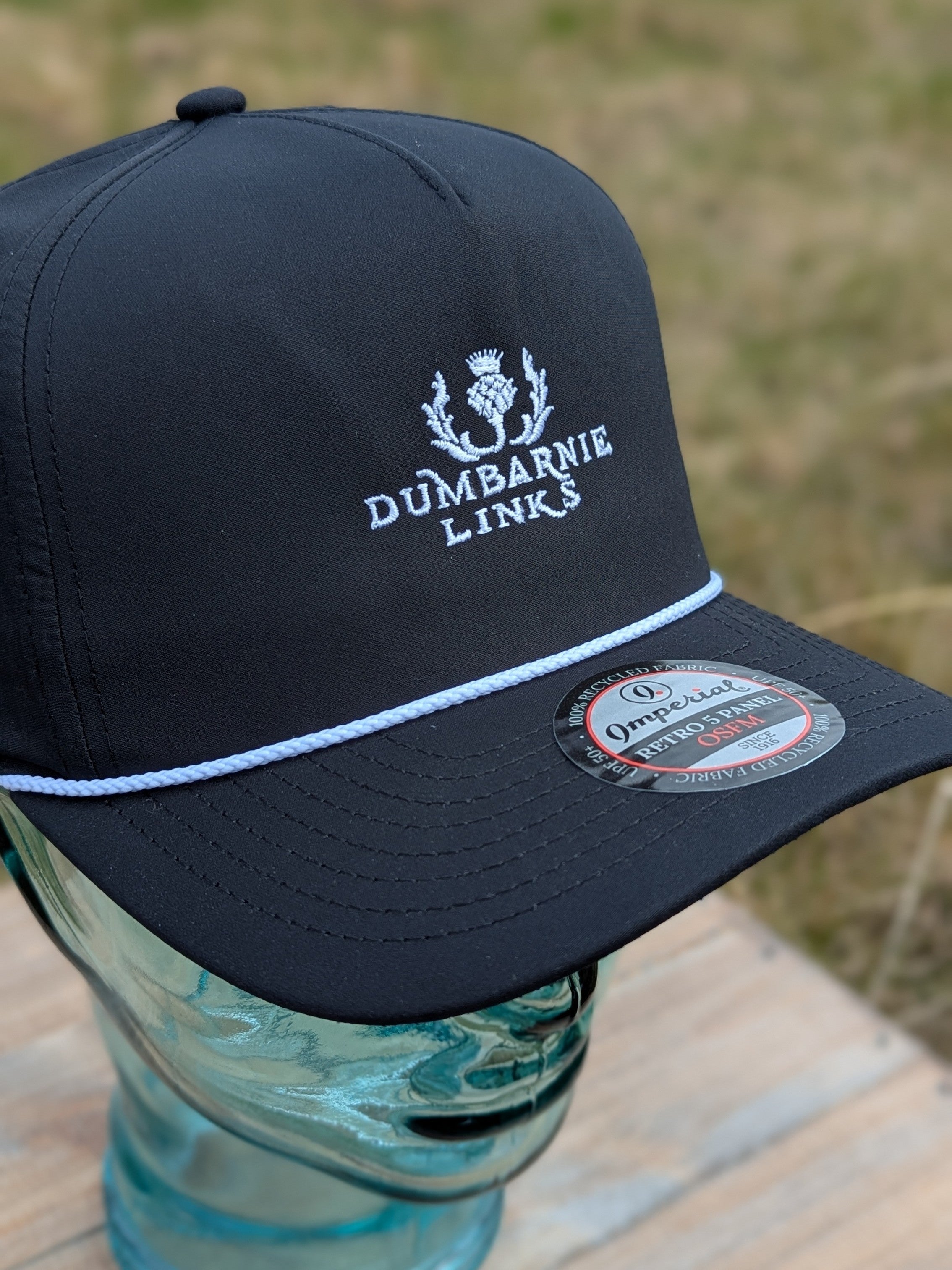Performance Rope Cap in Black