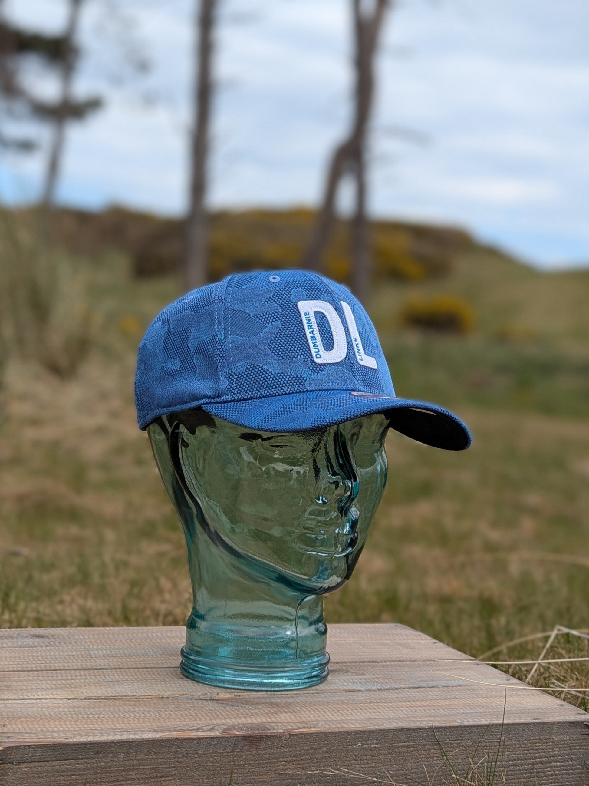 Performance Tonal Camo Knit Hat in Blue