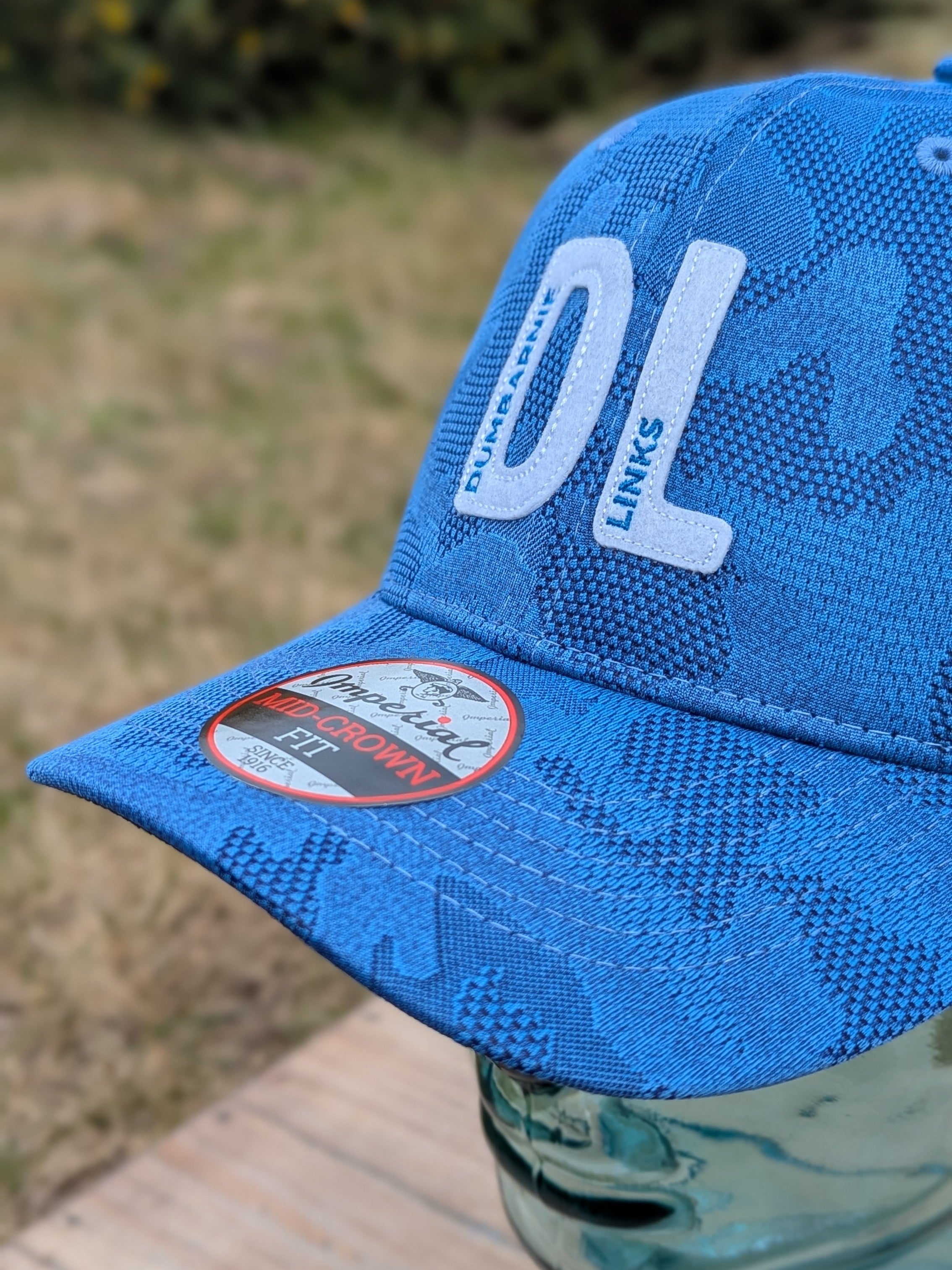 Performance Tonal Camo Knit Hat in Blue