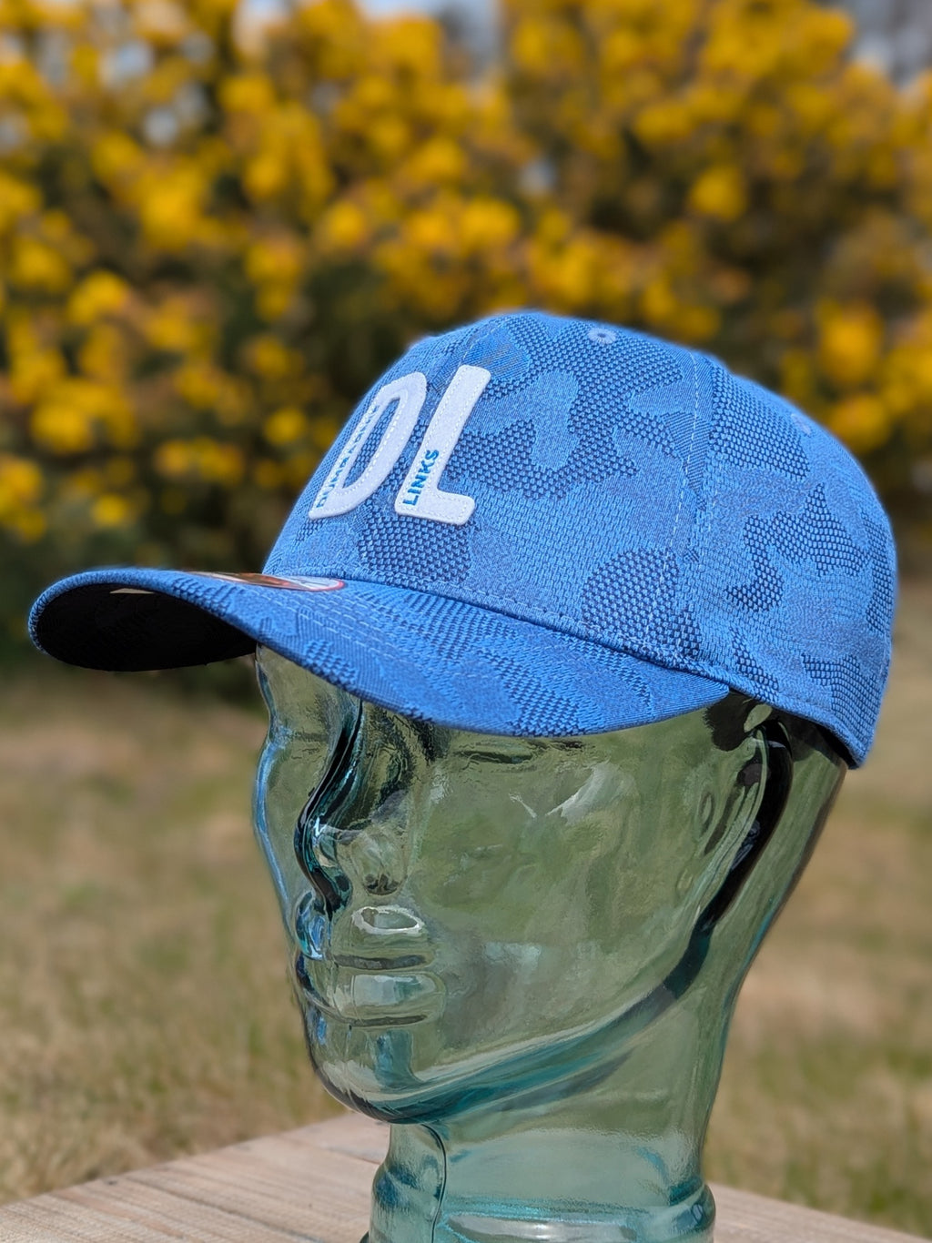 Performance Tonal Camo Knit Hat in Blue