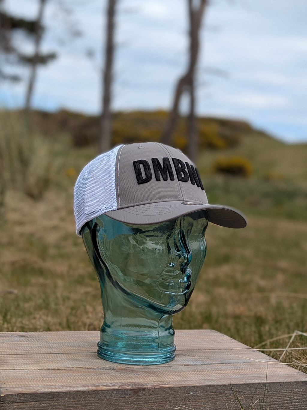 Structured Performance Mesh Back Cap Grey/White
