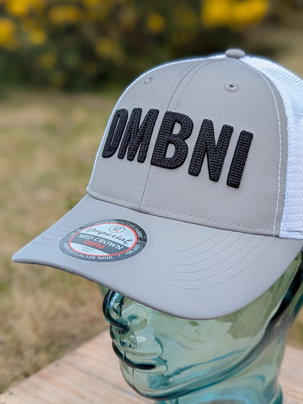 Structured Performance Mesh Back Cap Grey/White
