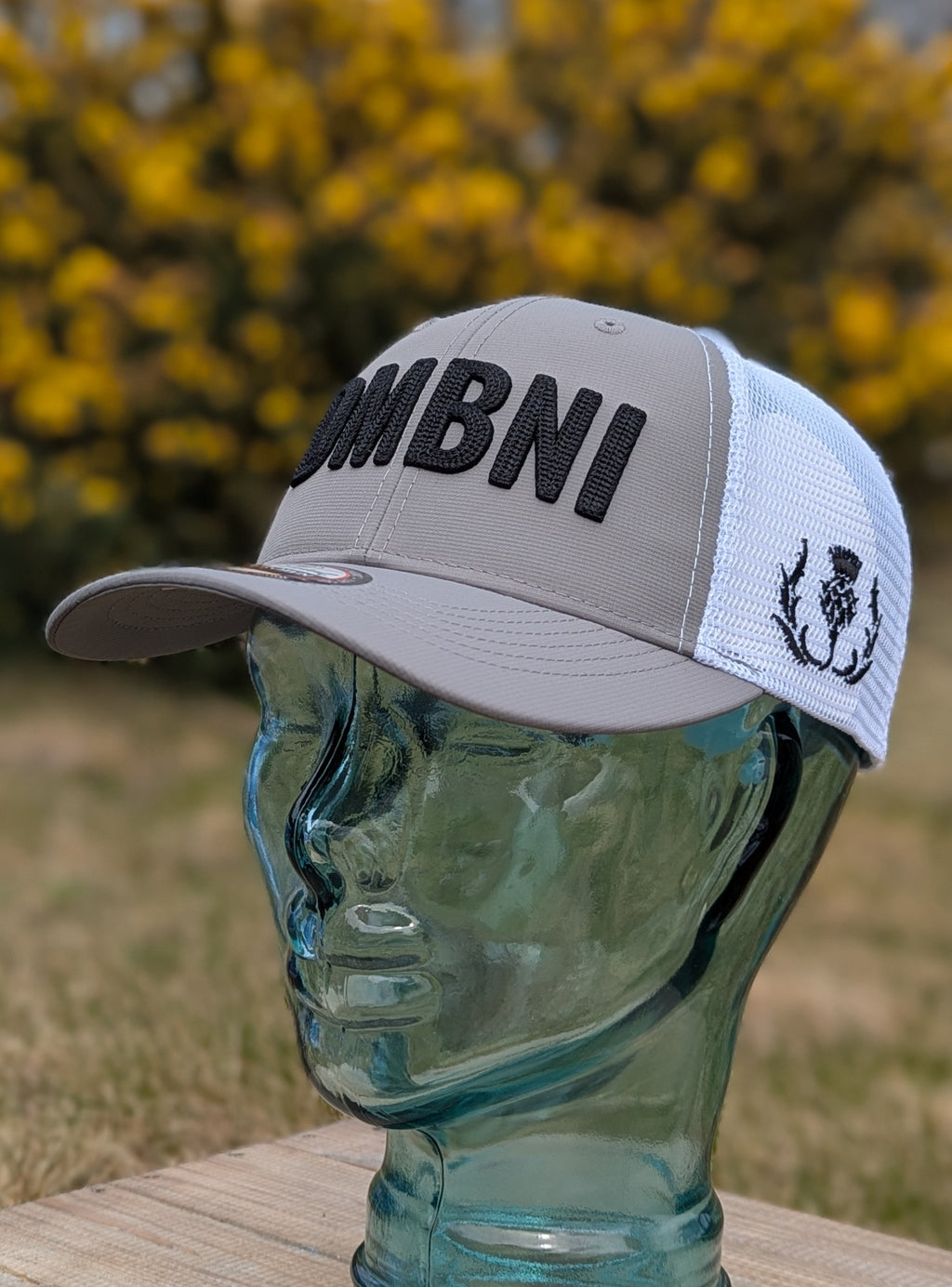 Structured Performance Mesh Back Cap Grey/White
