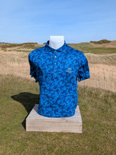 Load image into Gallery viewer, G/Fore Mapped Icon Camo Tech Jersey Polo in Snow
