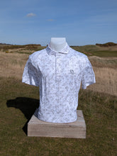 Load image into Gallery viewer, G/Fore Mapped Icon Camo Tech Jersey Polo in Snow
