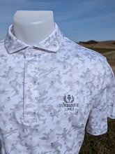 Load image into Gallery viewer, G/Fore Mapped Icon Camo Tech Jersey Polo in Snow
