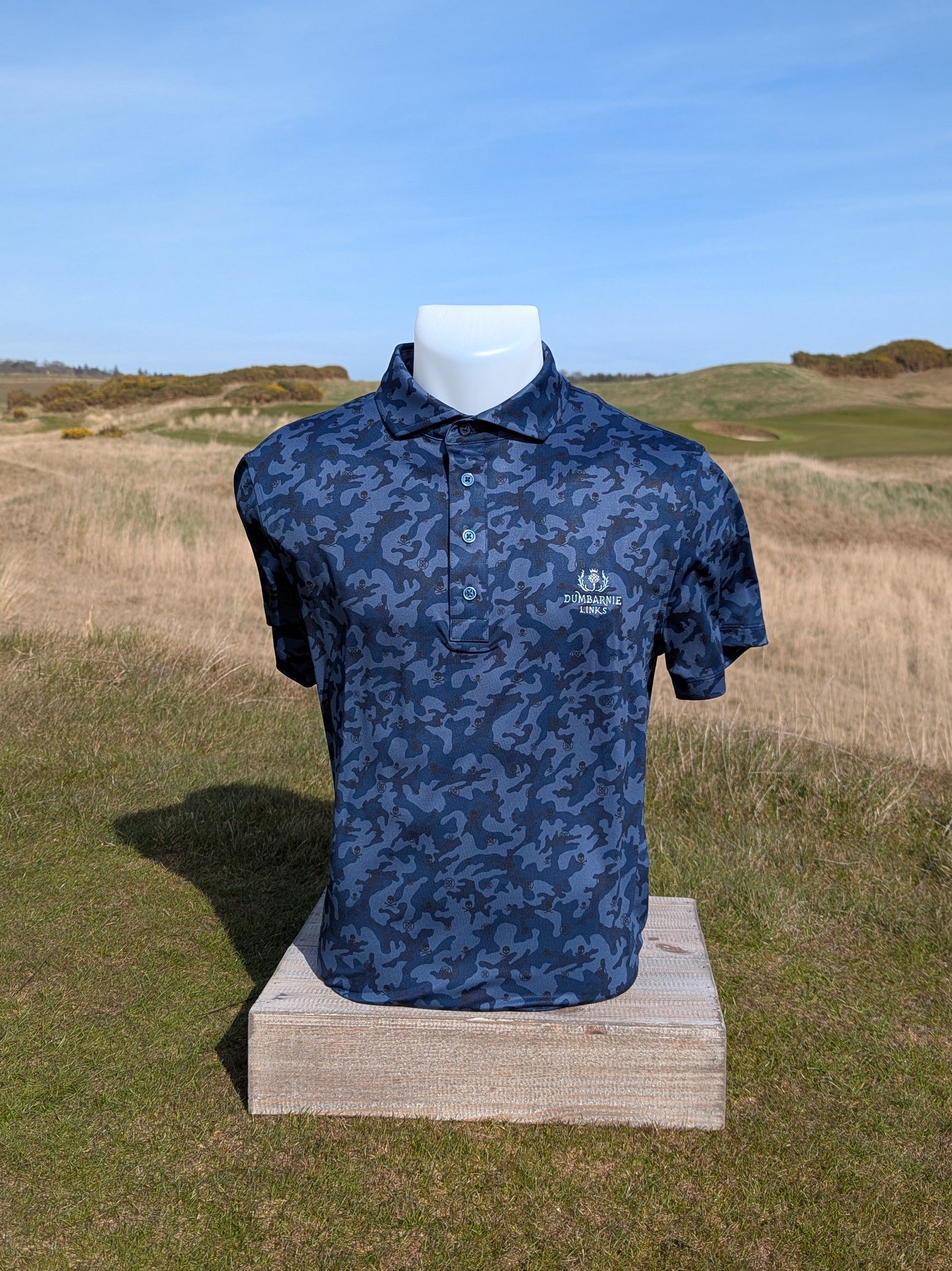 G/Fore Mapped Icon Camo Tech Jersey Polo in Twilight – Dumbarnie Pro Shop