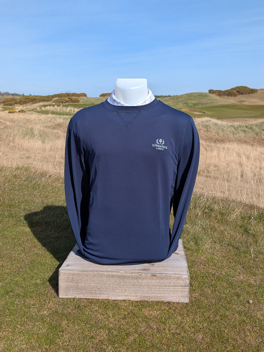G/Fore Performance Pique Crewneck