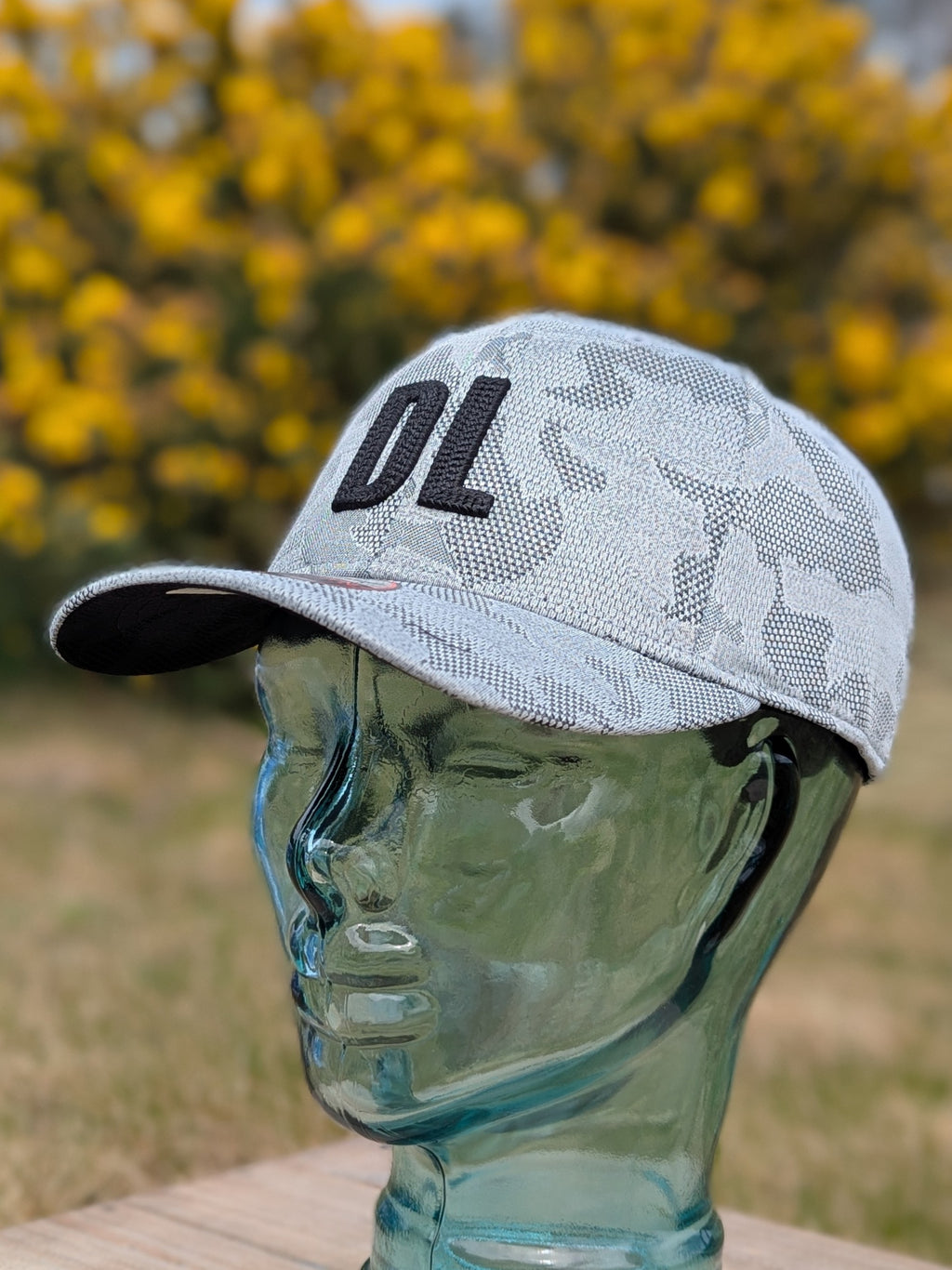 Performance Tonal Camo Knit Hat in Grey