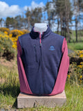Holderness & Bourne The Ashby Vest in Heathered Dark Navy