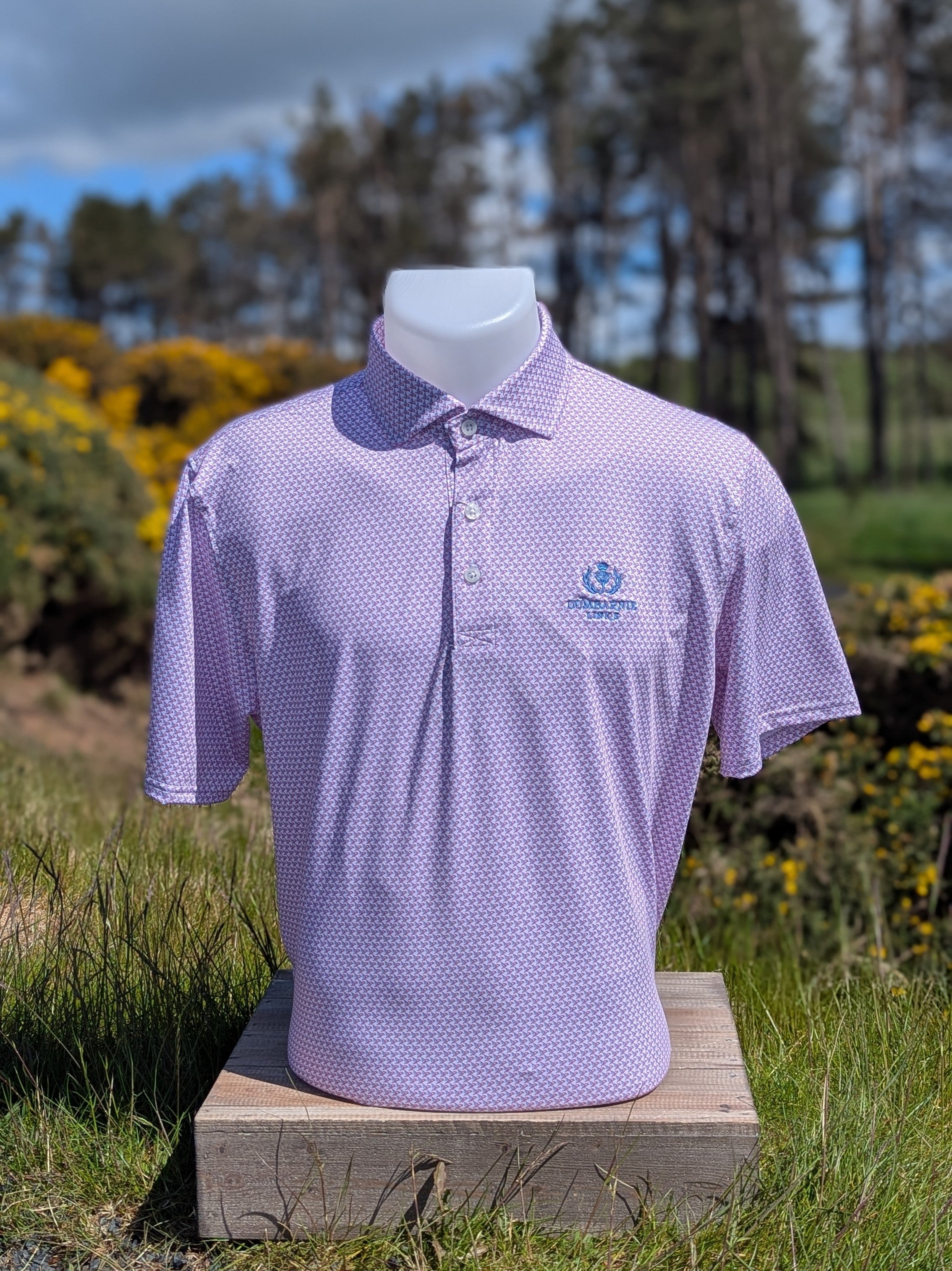 Holderness & Bourne The Justice Shirt in Horizon Blue & Cabernet