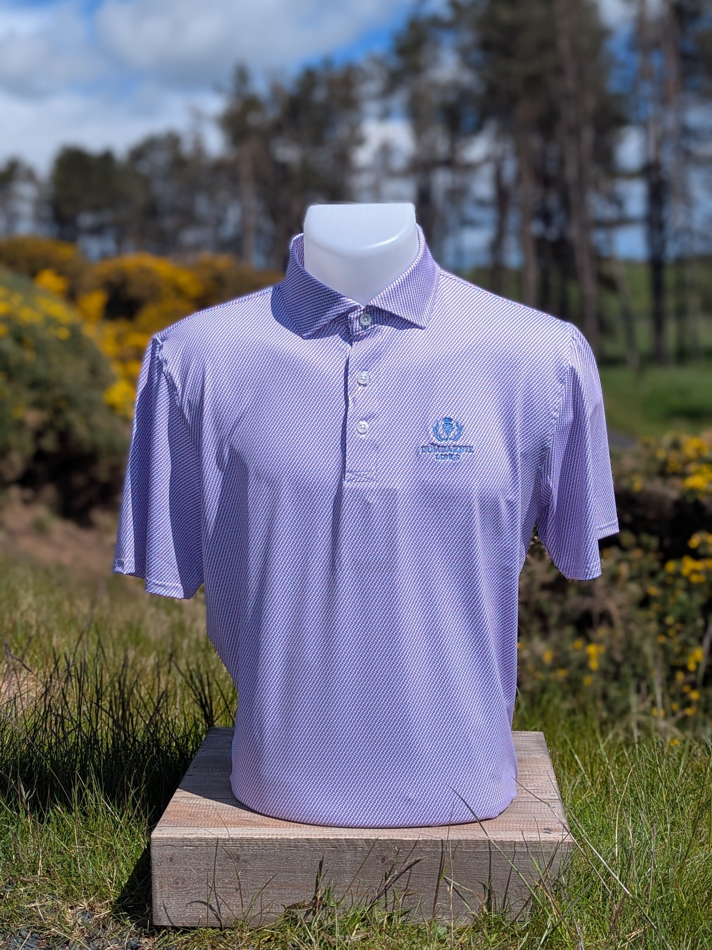 Holderness & Bourne The Norman Shirt in Cabernet & Horizon Blue
