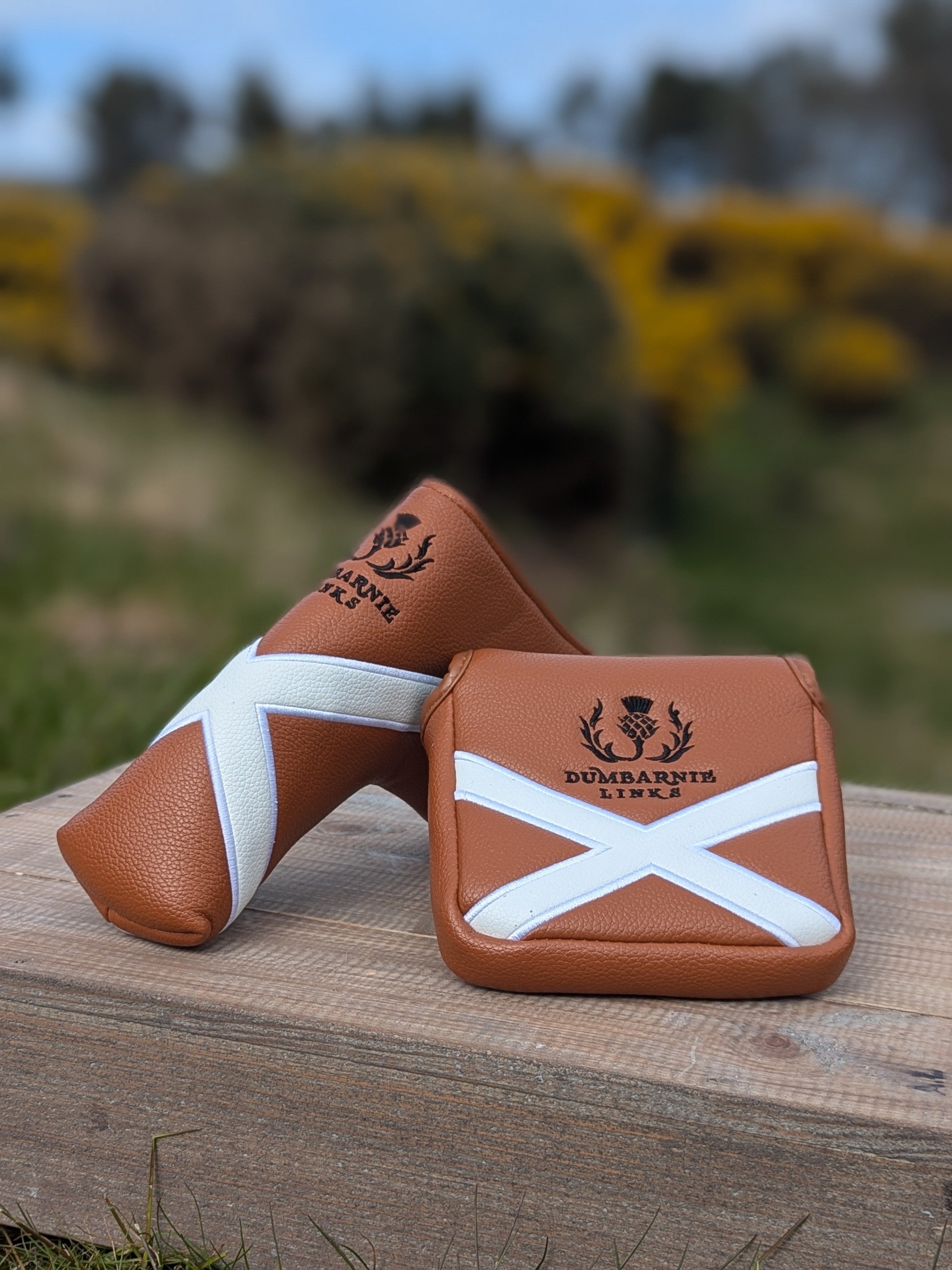 Saltire Putter Covers - Brown