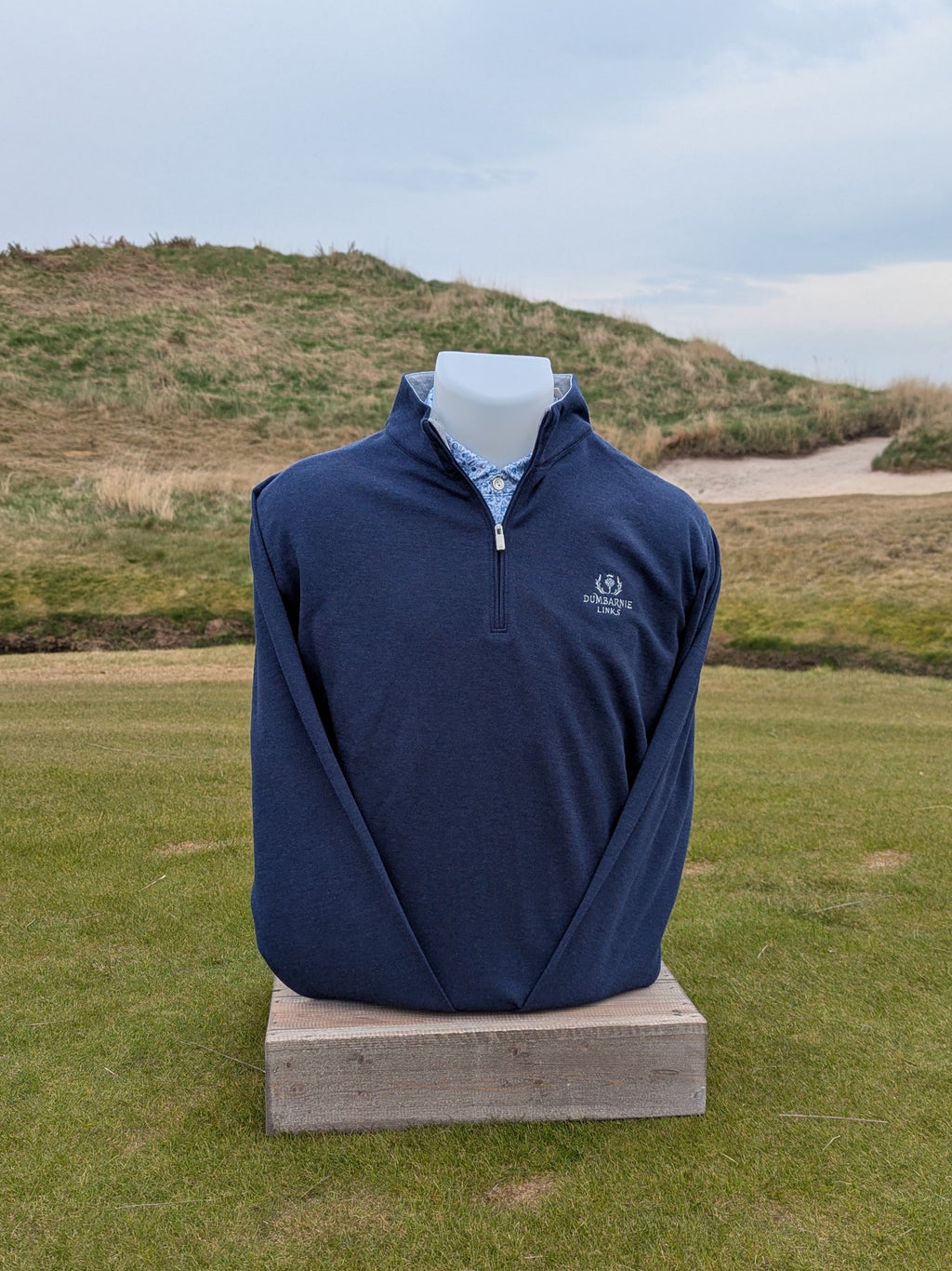 Peter Millar Crown Comfort Pullover in Navy