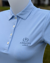 Load image into Gallery viewer, Blue &amp; White Pin-Stripe Polo
