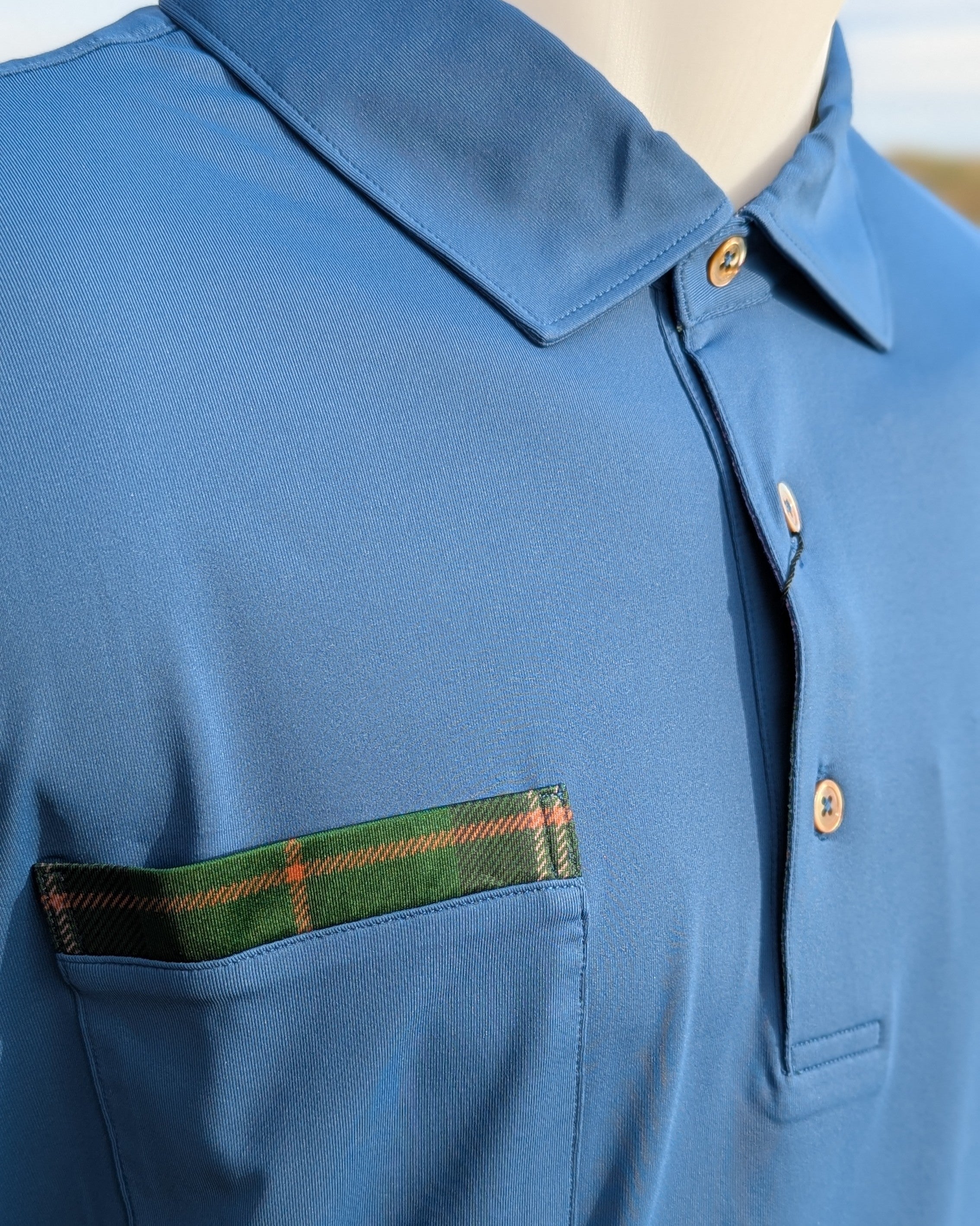 Dumbarnie Tartan Pocket Polo