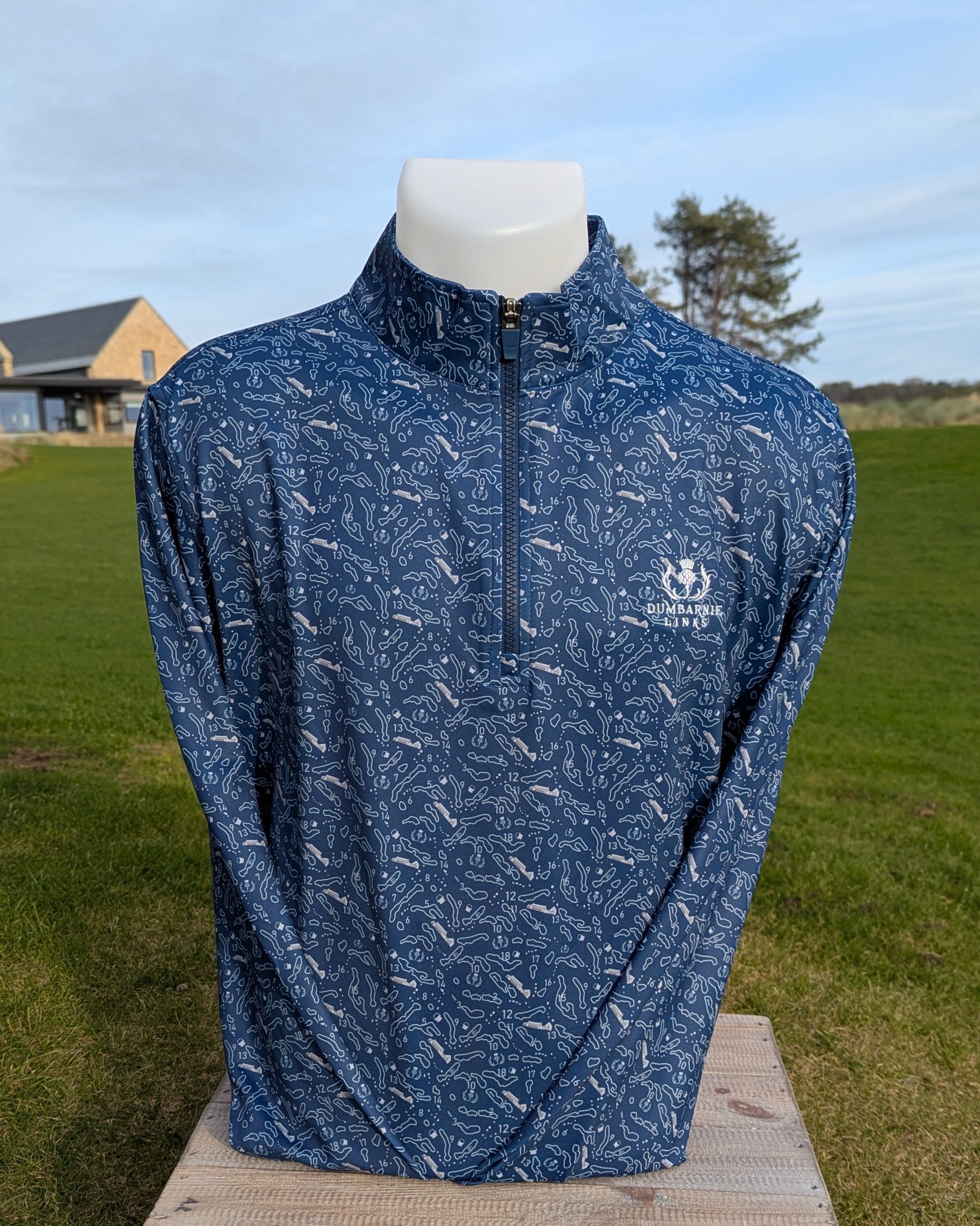 Dumbarnie Course Map 1/4 Zip