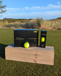 Dumbarnie Logo Titleist Pro V1 Balls in Yellow
