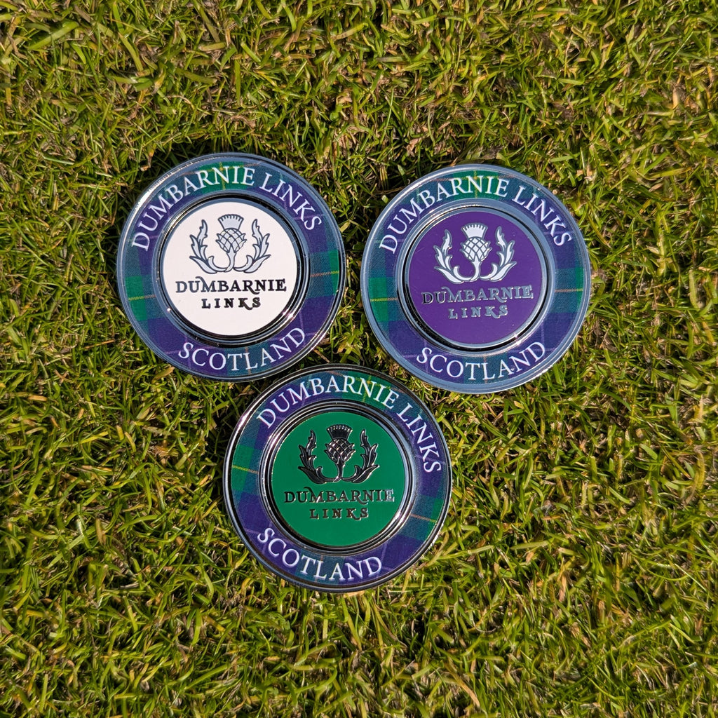 Tartan Poker Chip Magnetic Marker