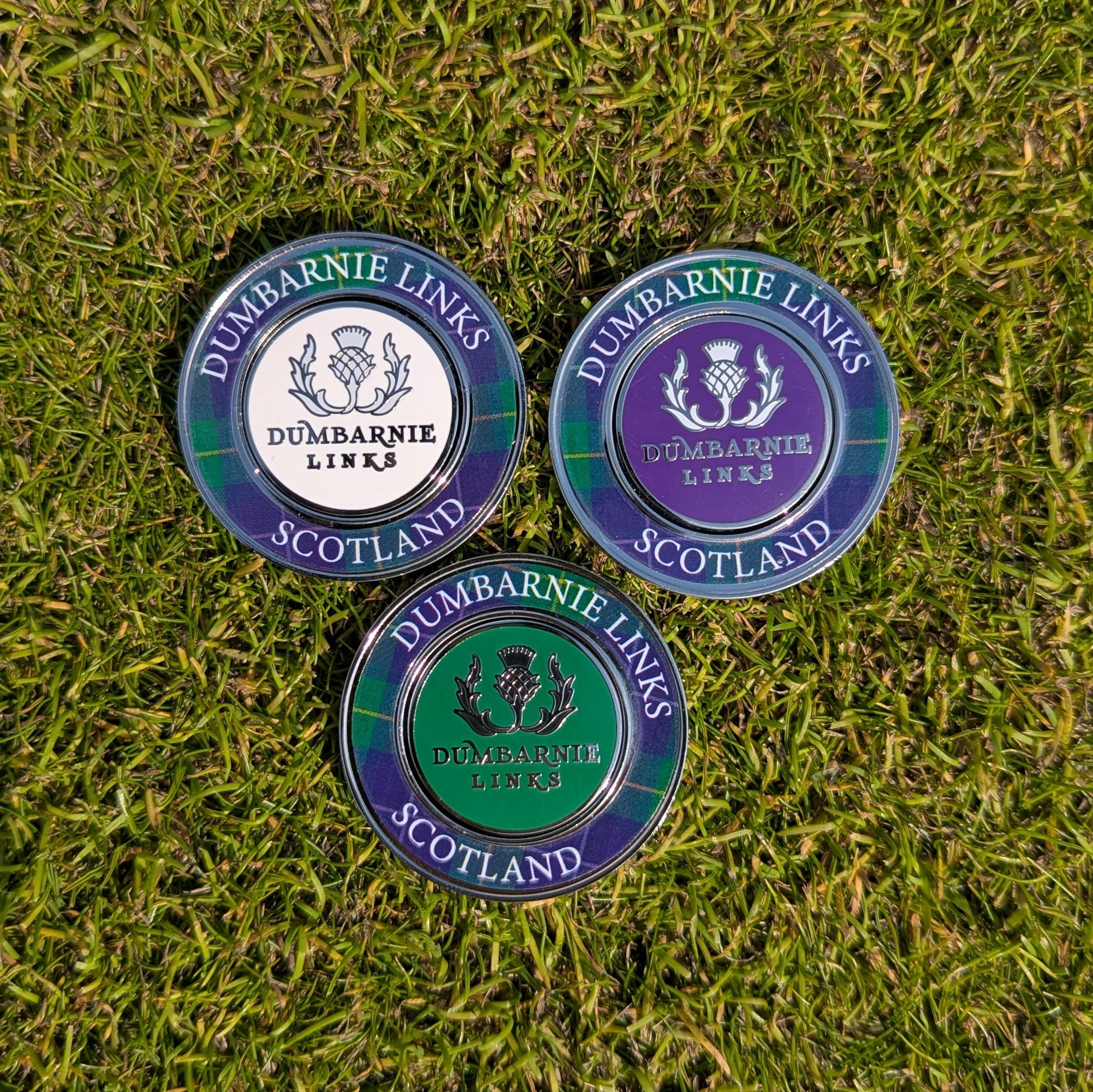 Tartan Poker Chip Magnetic Marker