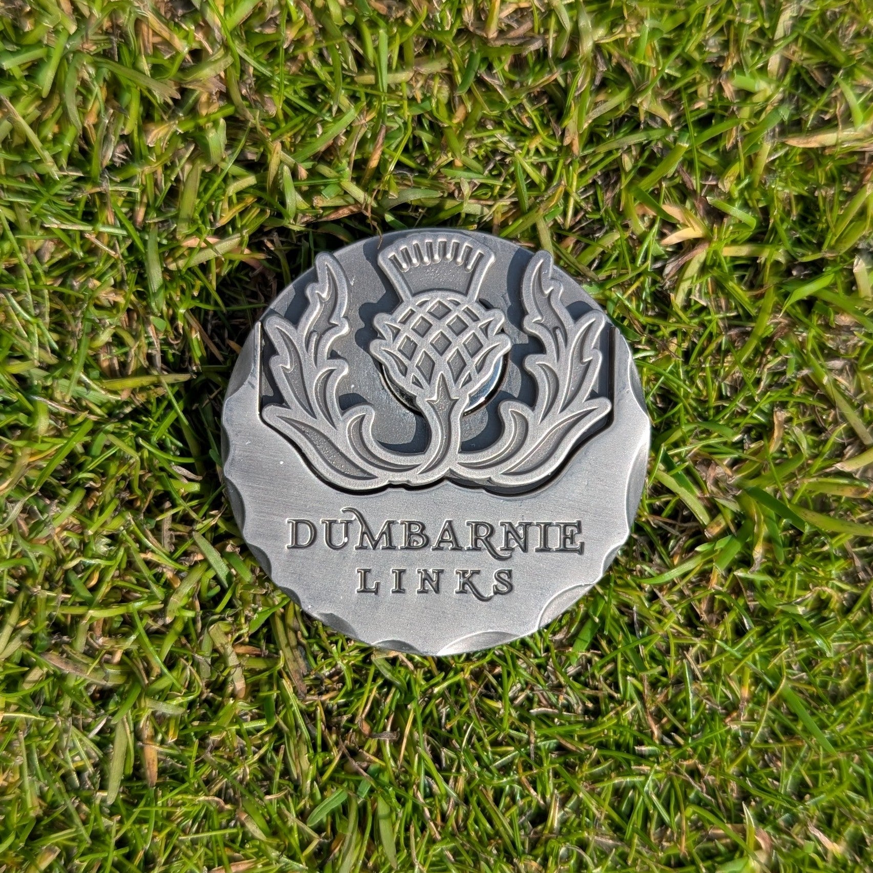 Antique Magnetic Thistle Marker