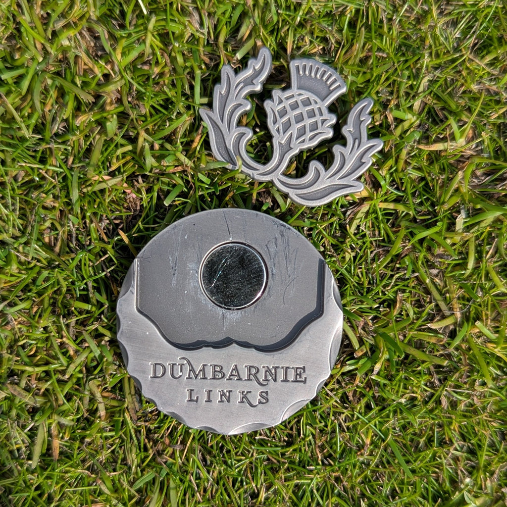 Antique Magnetic Thistle Marker