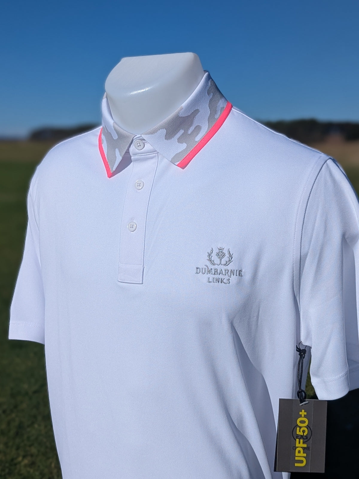 G/Fore Polo in Snow Camo Collar