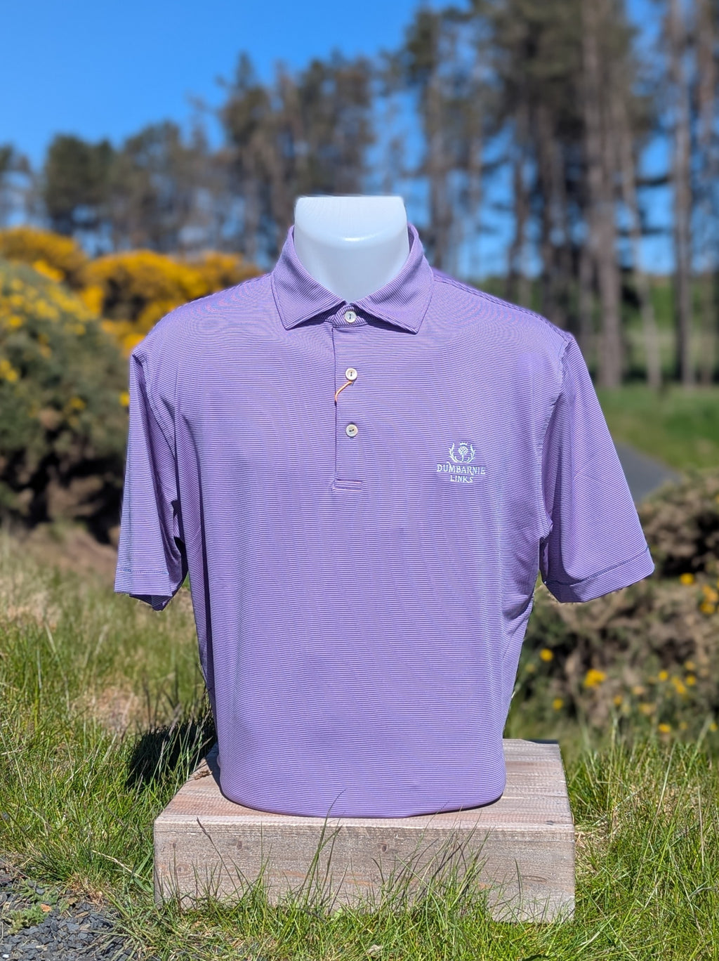 Peter Millar Jubilee Purple Performance Jersey Polo