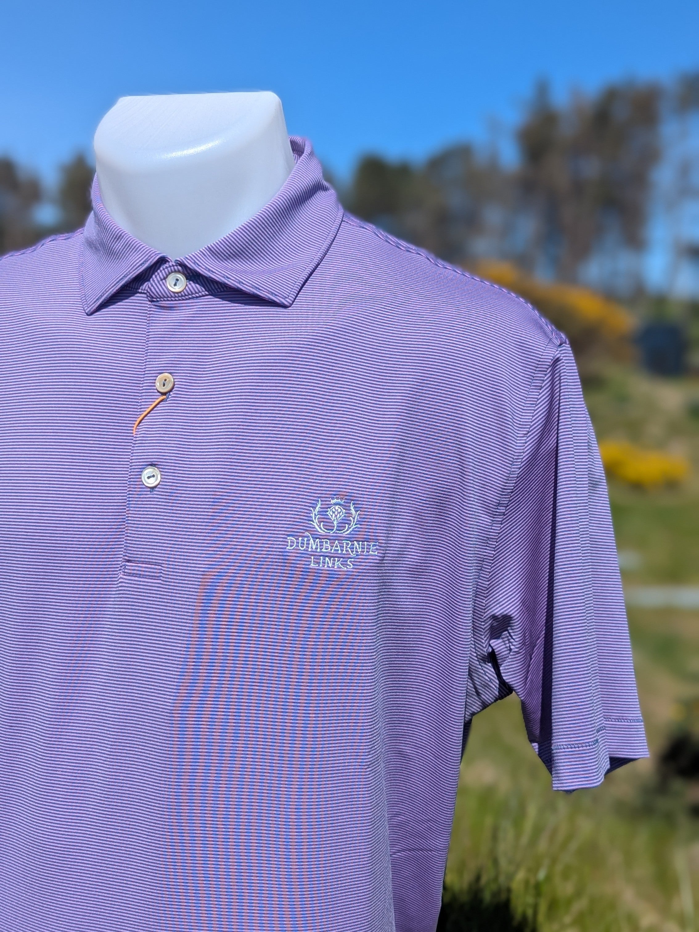 Peter Millar Jubilee Purple Performance Jersey Polo