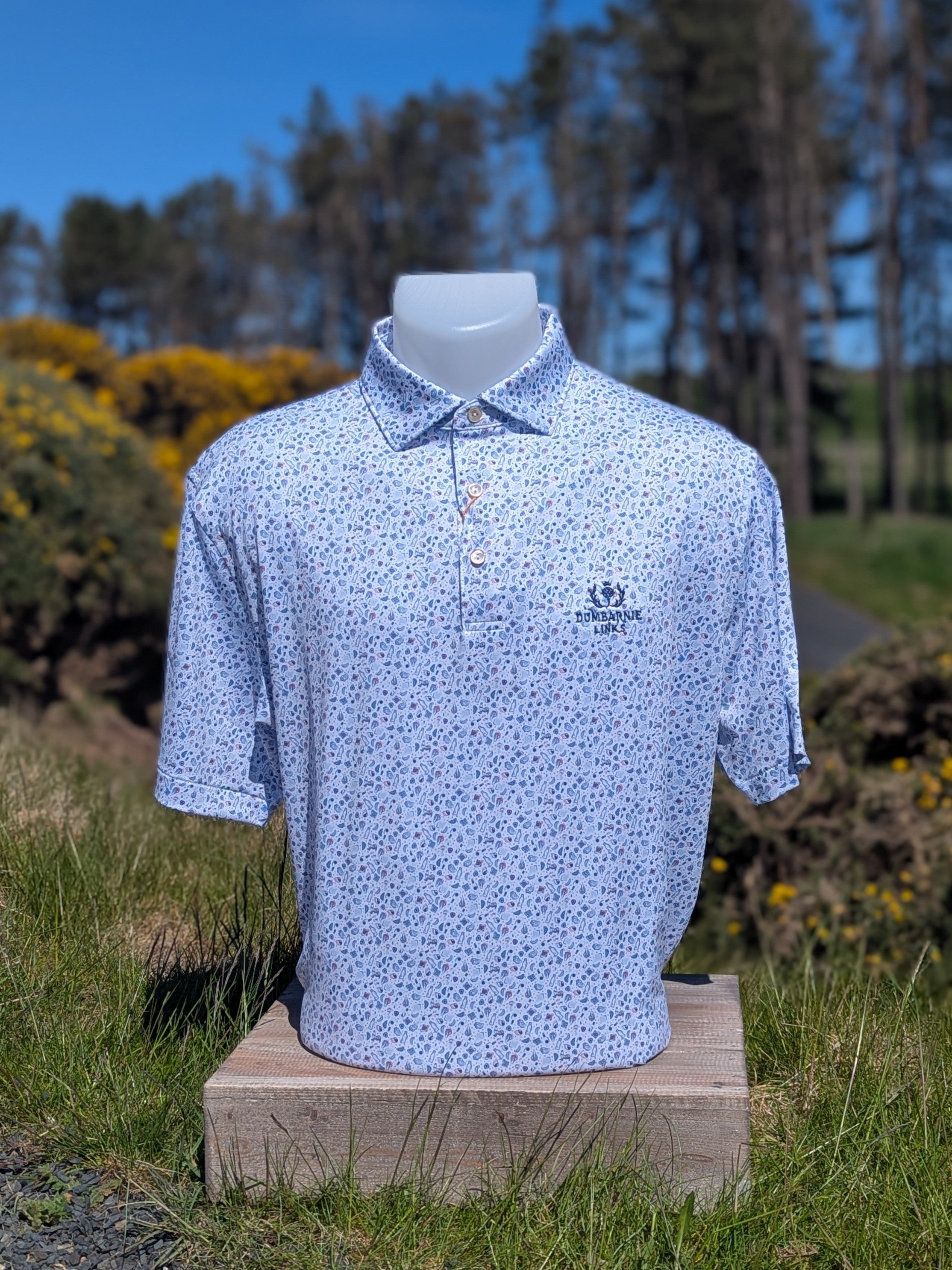 Peter Millar Oyster Roast Performance Jersey Polo