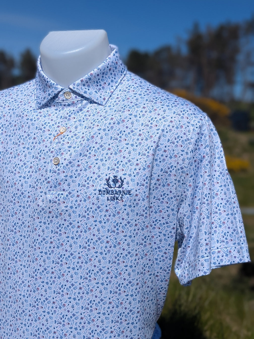 Peter Millar Oyster Roast Performance Jersey Polo