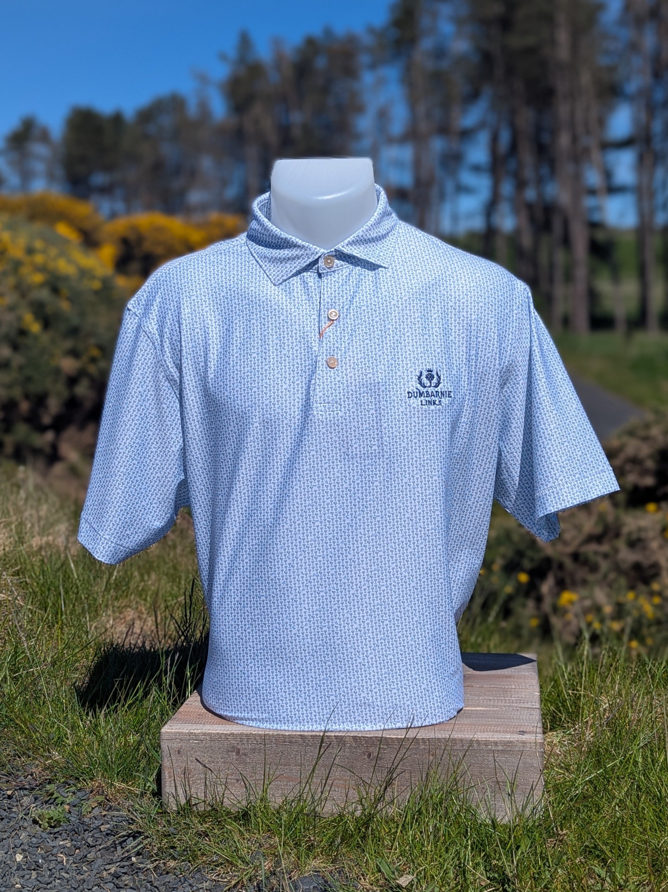 Peter Millar Paper Plane Performance Jersey Polo