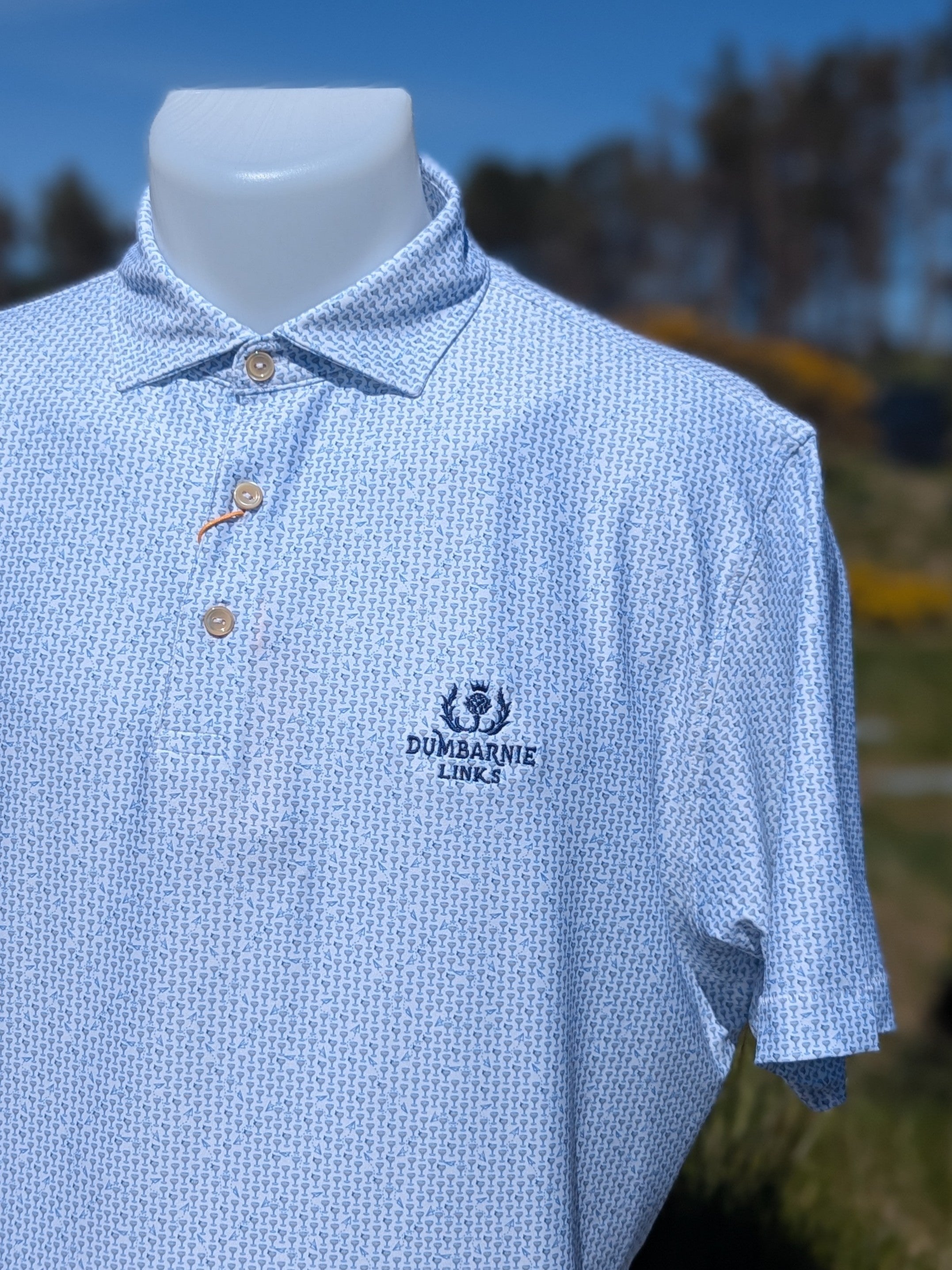 Peter Millar Paper Plane Performance Jersey Polo