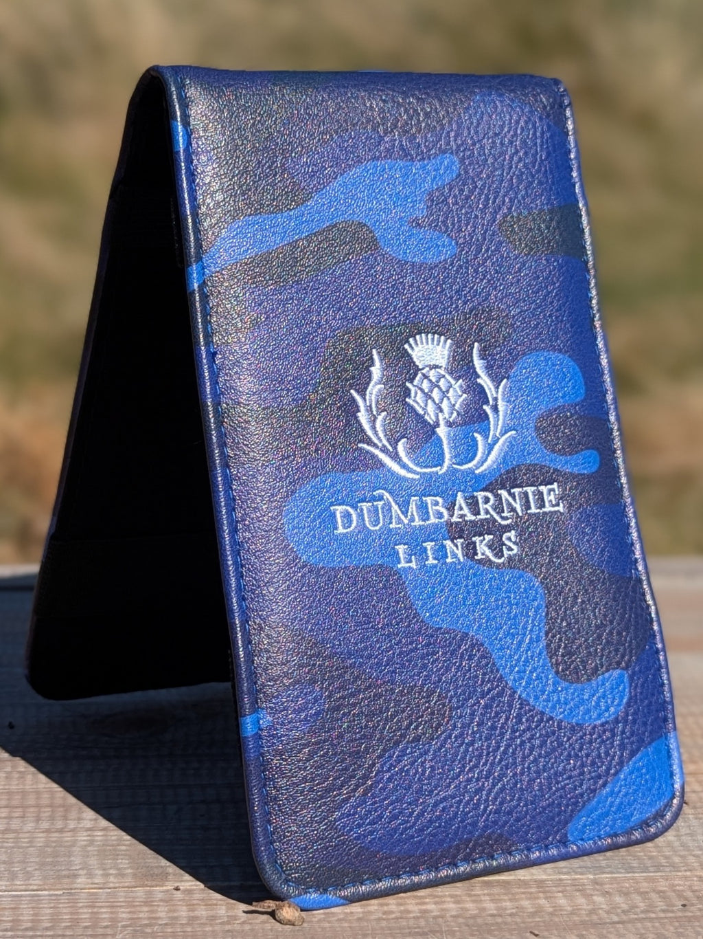 Scorecard Holder in Blue Camo Print