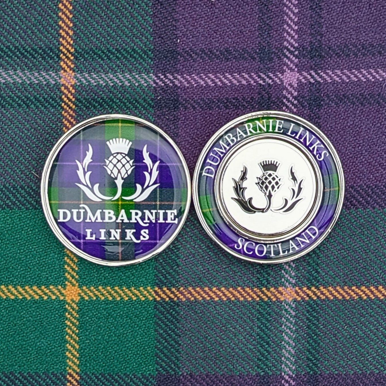 Tartan Poker Chip