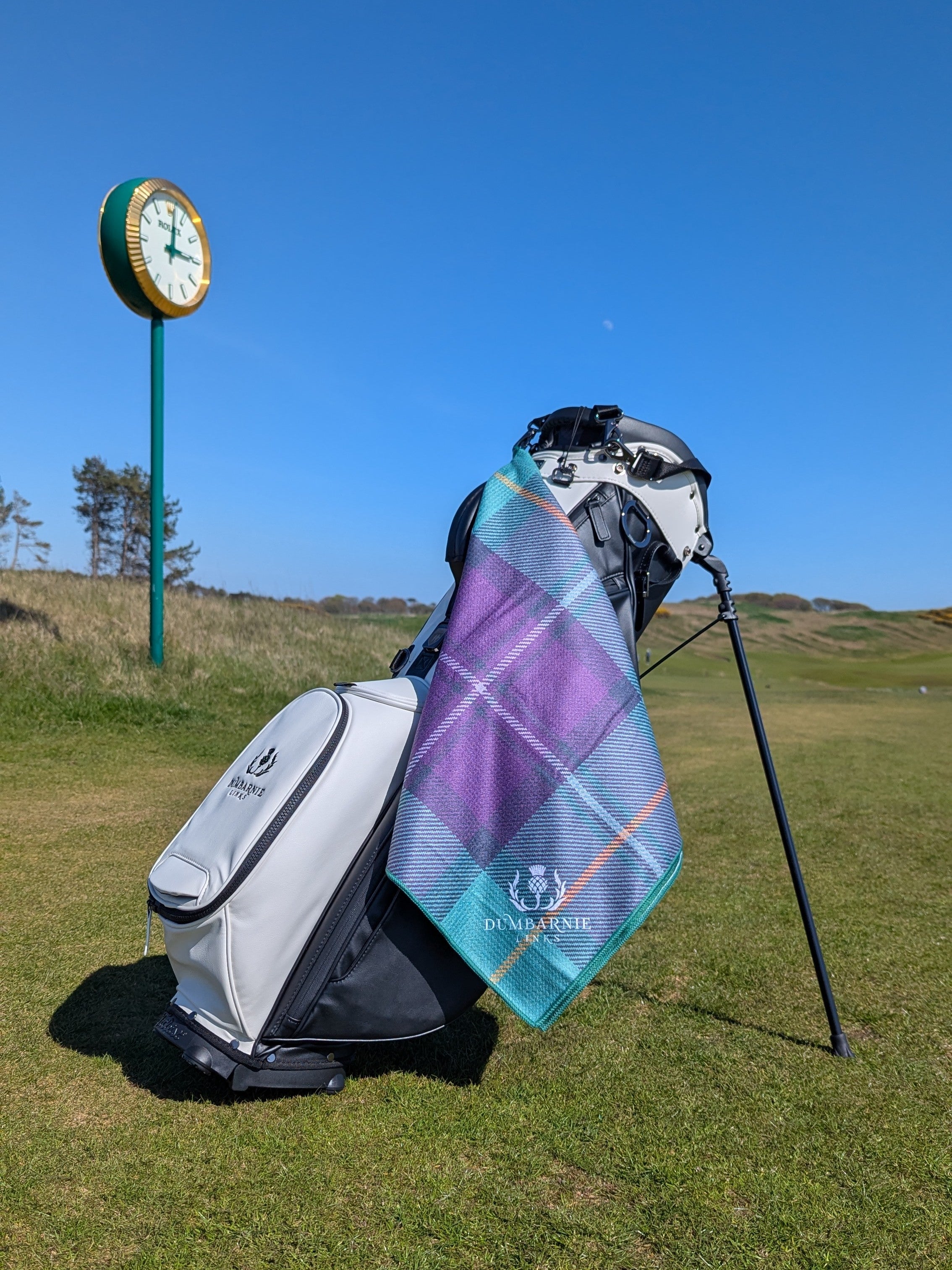 Dumbarnie Tartan / Map Print Towel