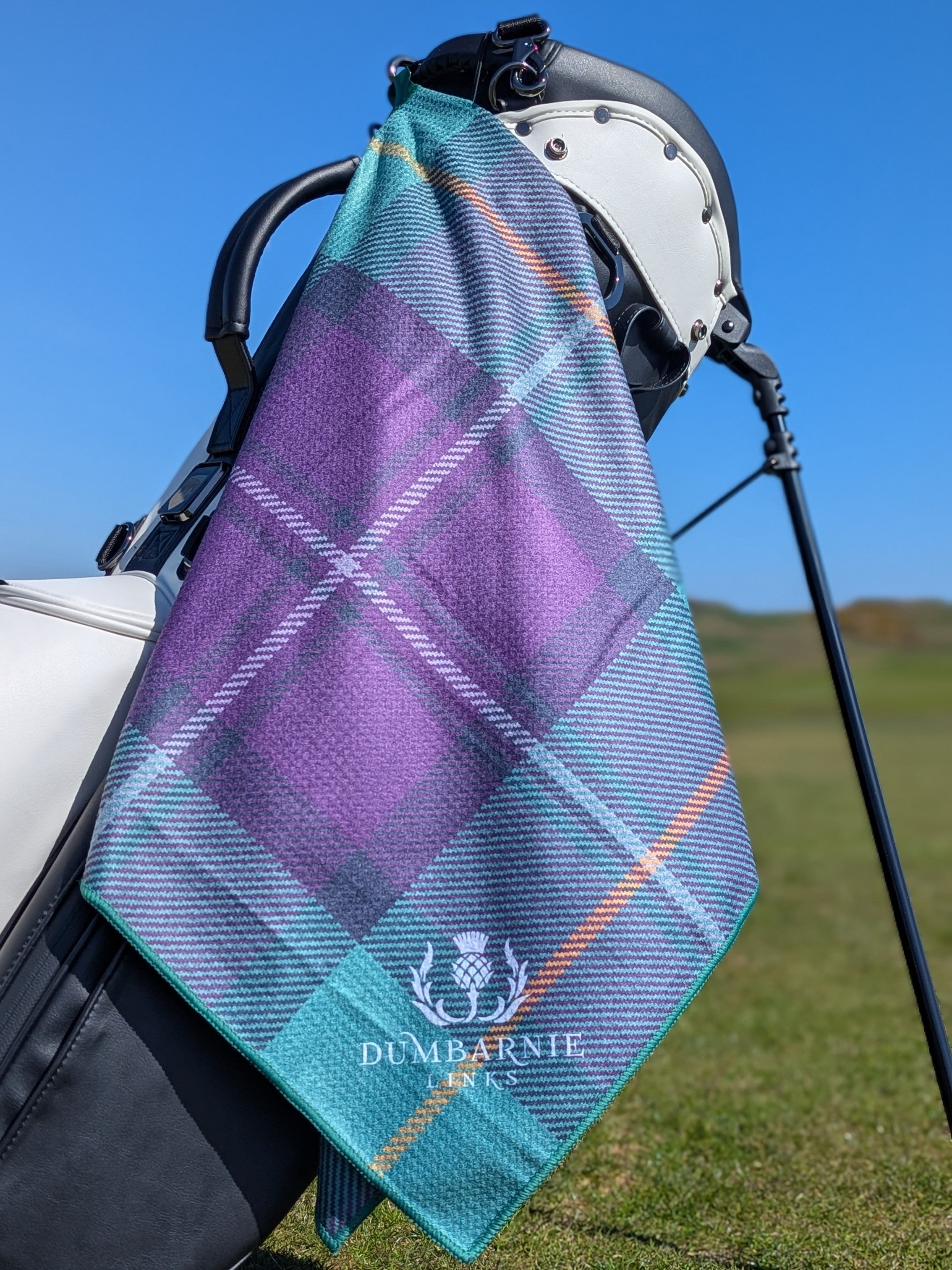 Dumbarnie Tartan / Map Print Towel