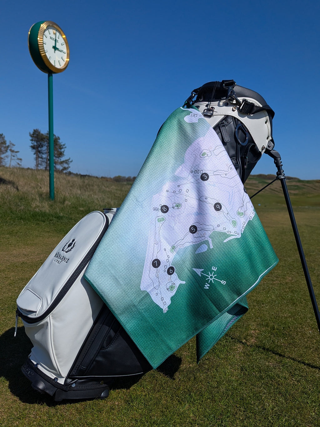 Dumbarnie Tartan / Map Print Towel