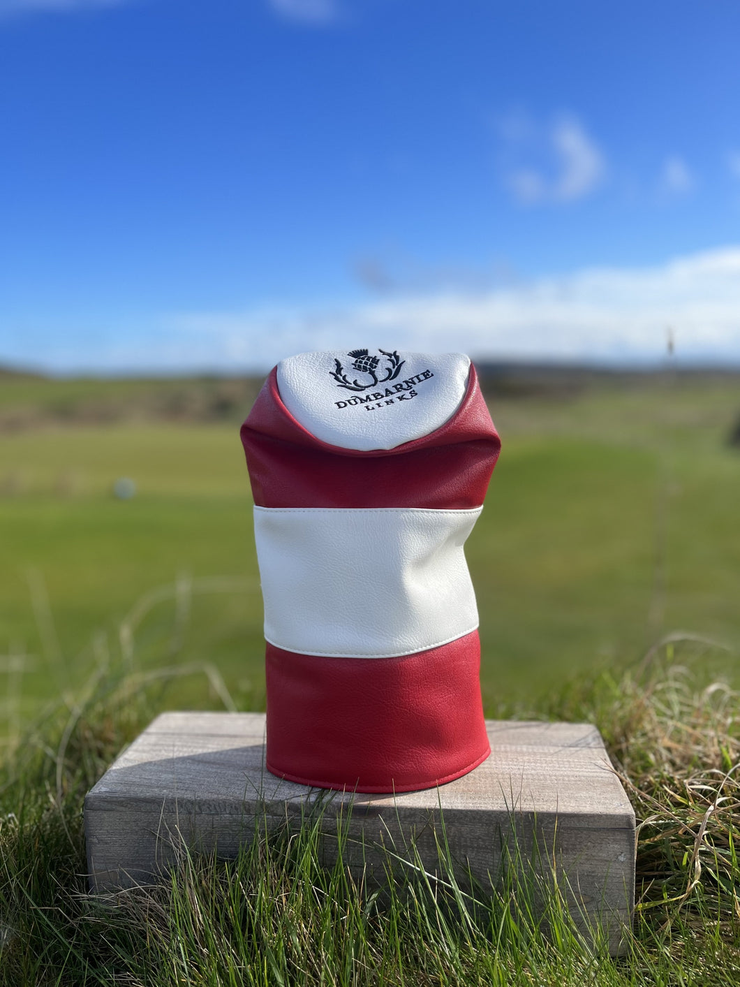 Red/White Barrel Headcovers